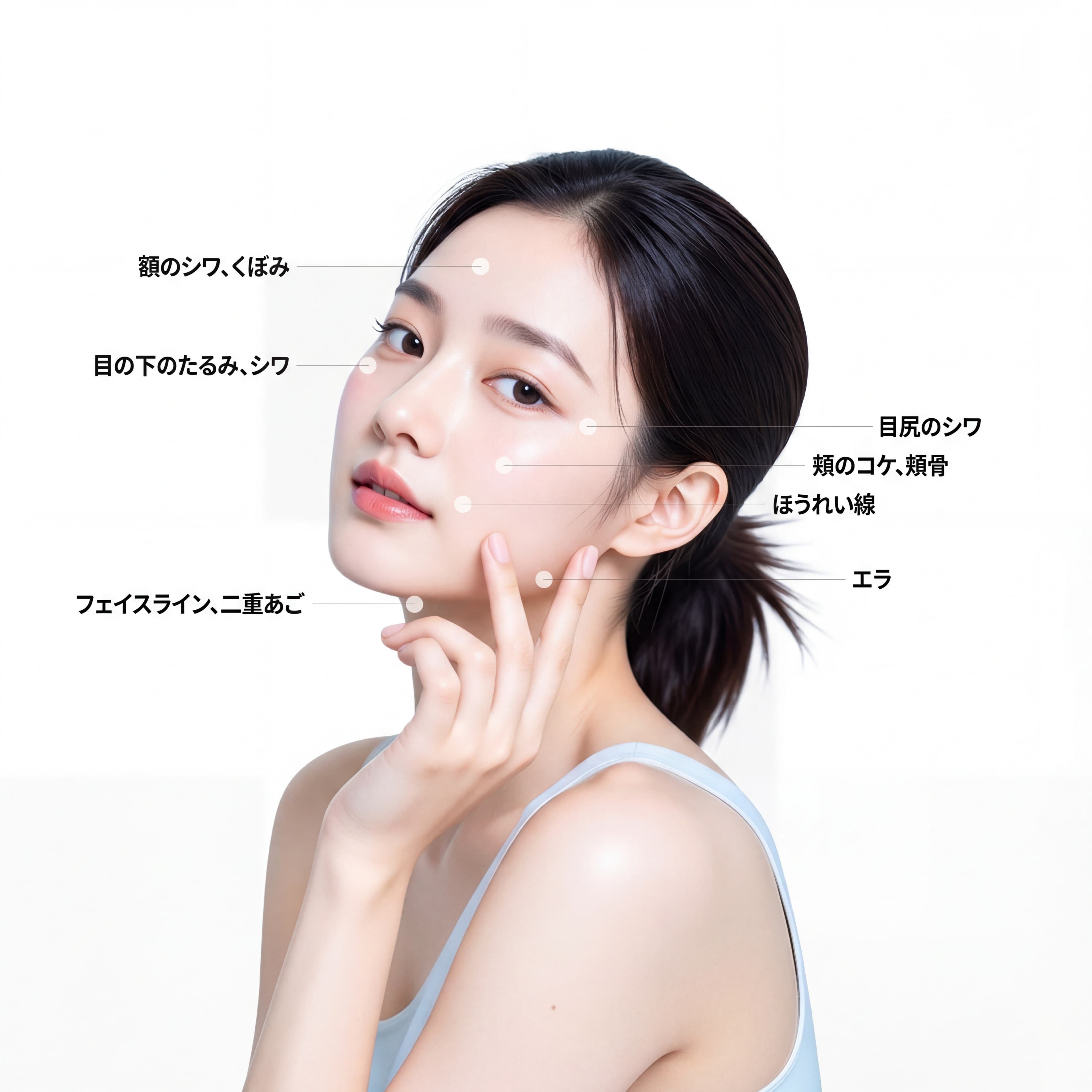 안티에이징 시술 부위